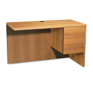 HON® 10500 Series L Workstation Return, 3-4 Height Right Ped, 48 X 24, Bourbon Cherry freeshipping - TVN Wholesale